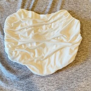 White Ruched Corset (SIZE M)